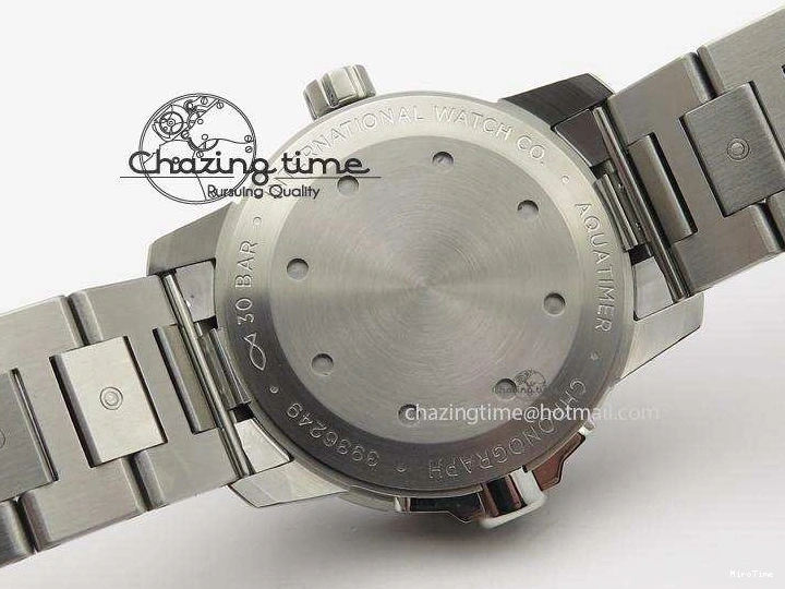 MIROTIME 0317 UrbanStyle Aquatimer Automatic IW329002 V6F 1:1 Best Edition Black Dial On SS Bracelet MIYOTA 7317